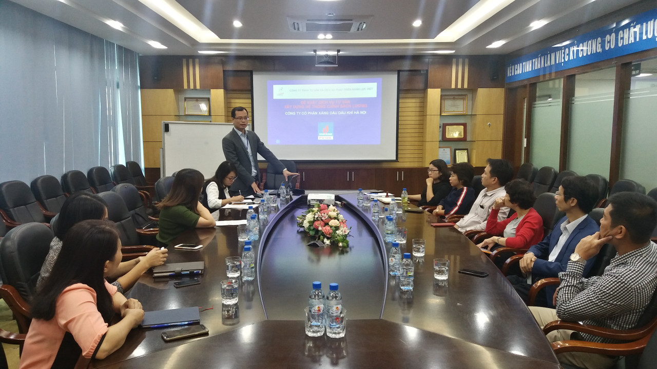 Triển khai gói tư vấn xây dựng hệ thống chính sách lương và đánh giá hiệu quả làm việc cho công ty cổ phần xăng dầu dầu khí Hà Nội (PV OIL)